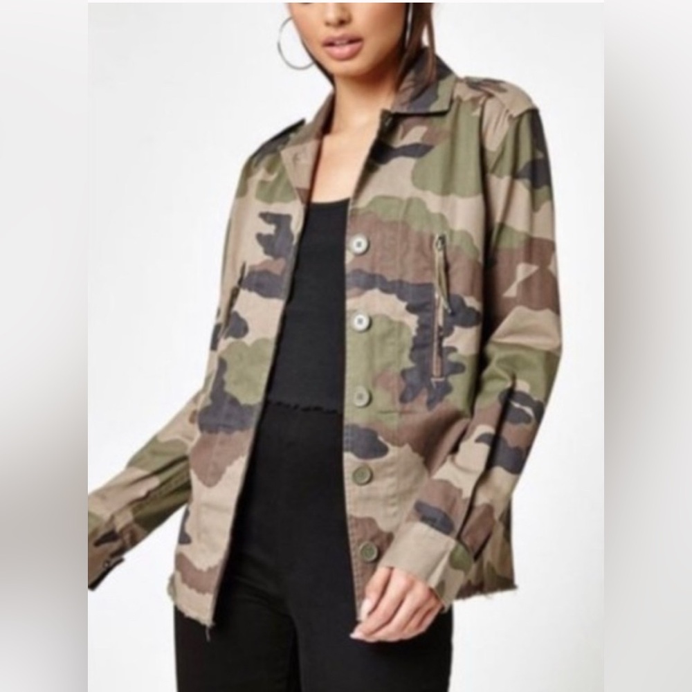 Kendall & Kylie Camo Jacket